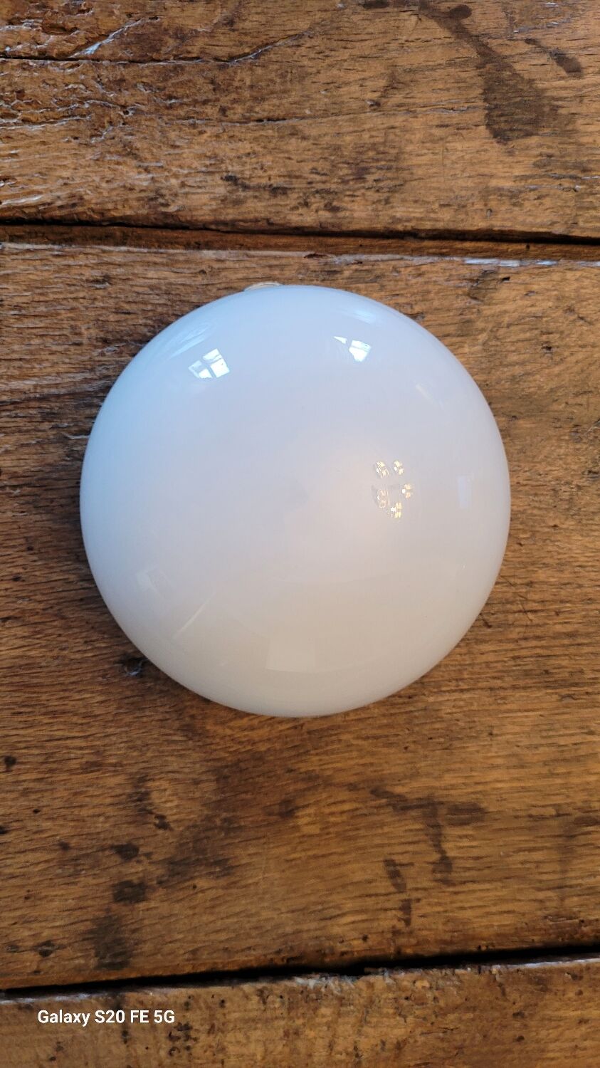 Opaline wall/ceiling light 60's