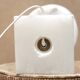 White Italian alabaster and brass lamp, 1960s