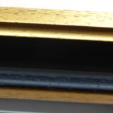 Wooden frame of black and gold color 63x46 cm