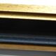 Wooden frame of black and gold color 63x46 cm