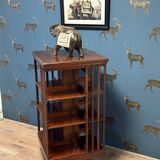 Antique revolving bookcase