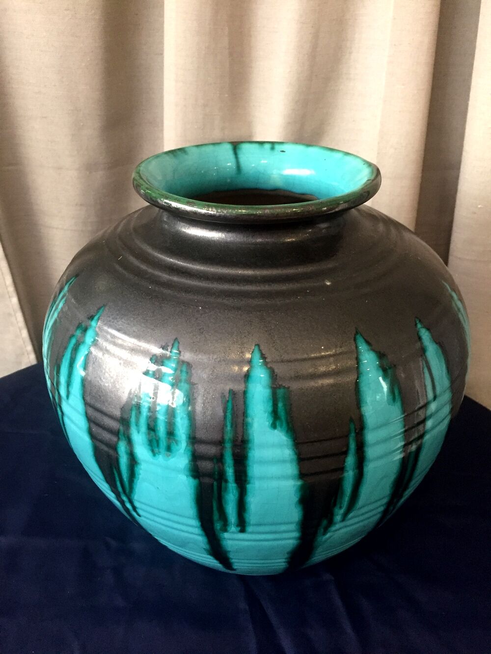 Ball vase Jean Gaziello Vallauris