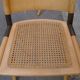 Paire de chaises scandinaves avec croisillon métal