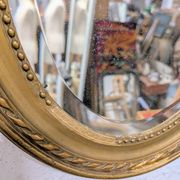 Miroir ovale style Louis XVI 40x54cm