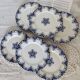 6 antique flat plates, Bordeaux (Jules Vieillard) and Longwy earthenware