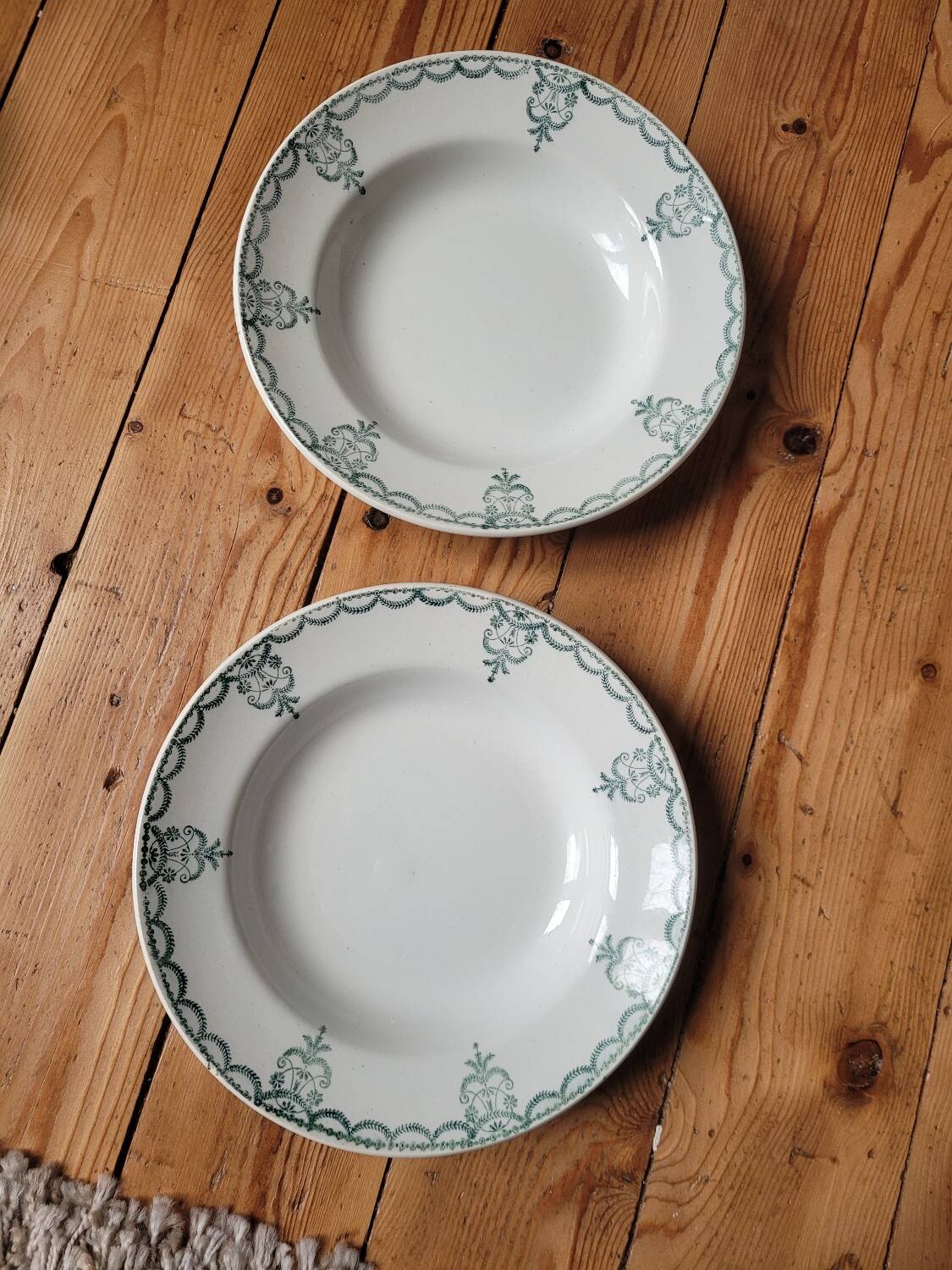 Lot n°4 of 6 soup plates 418 St Amand