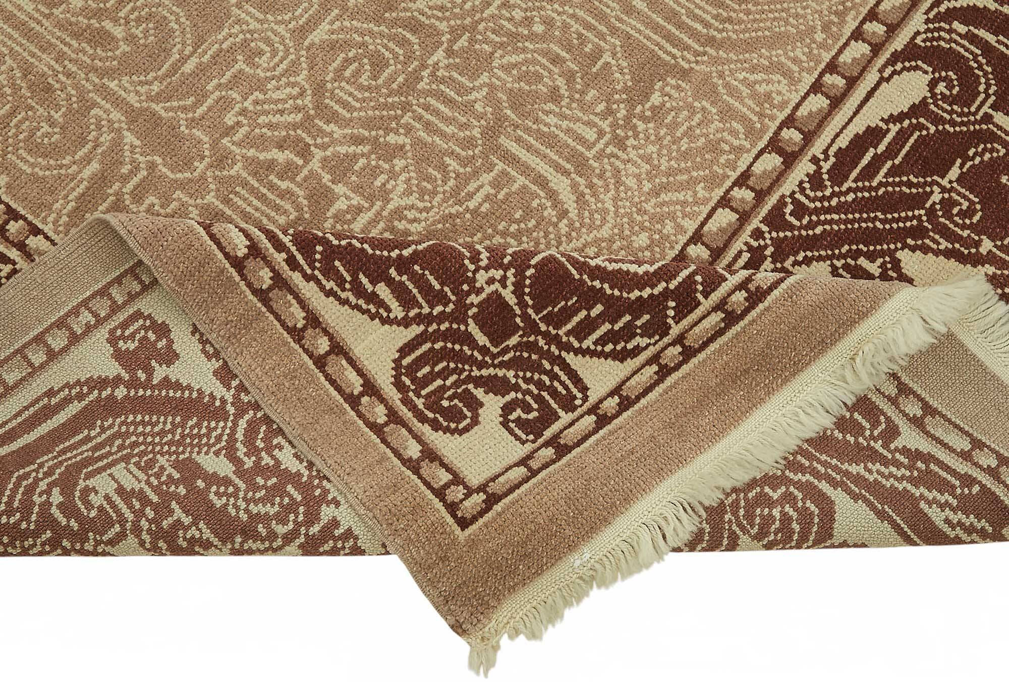 Tapis Oushak en laine noué à la main, 247 cm x 308 cm
