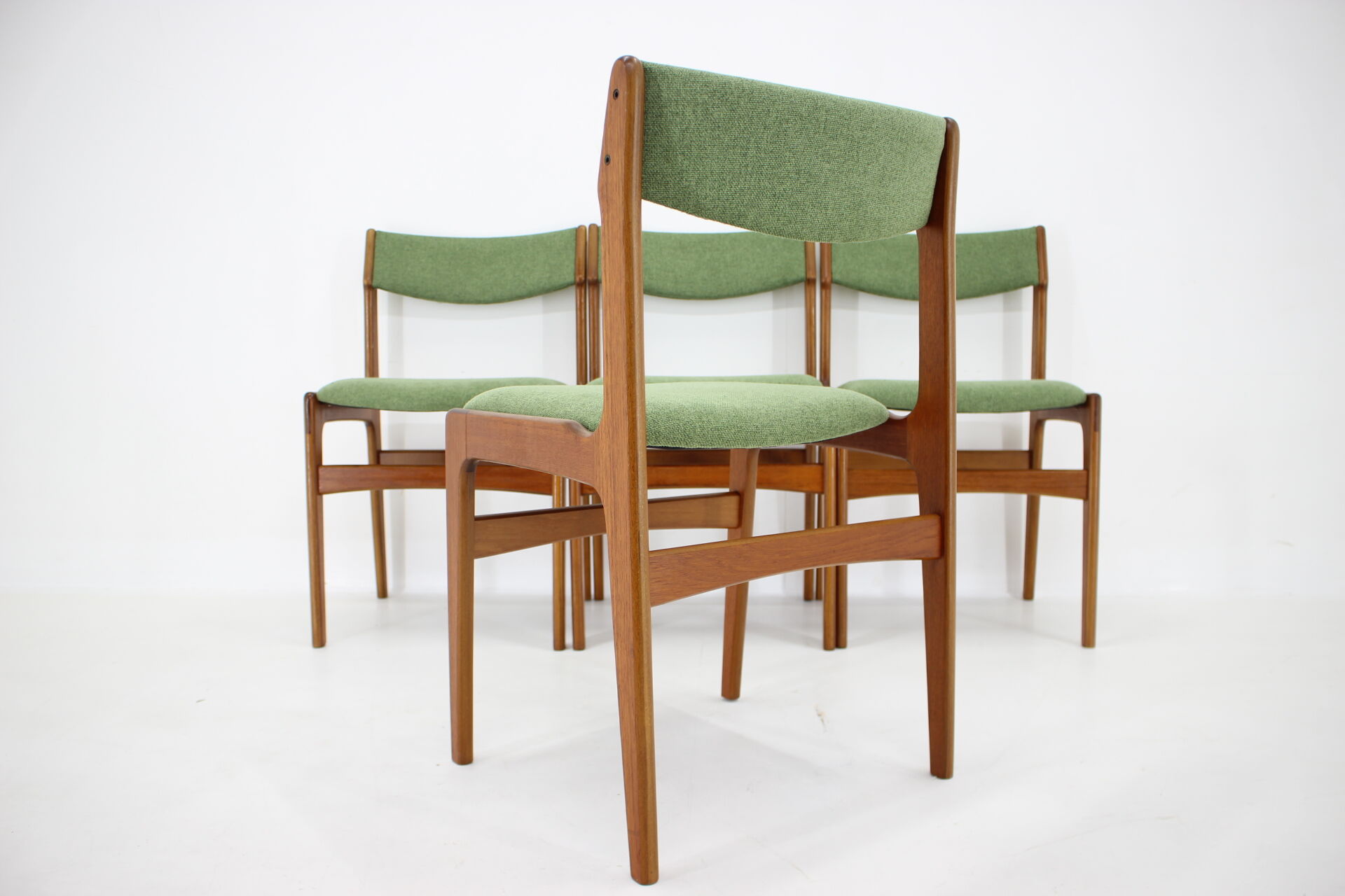 1960s Danish Teak Dining Chairs, Set of 4