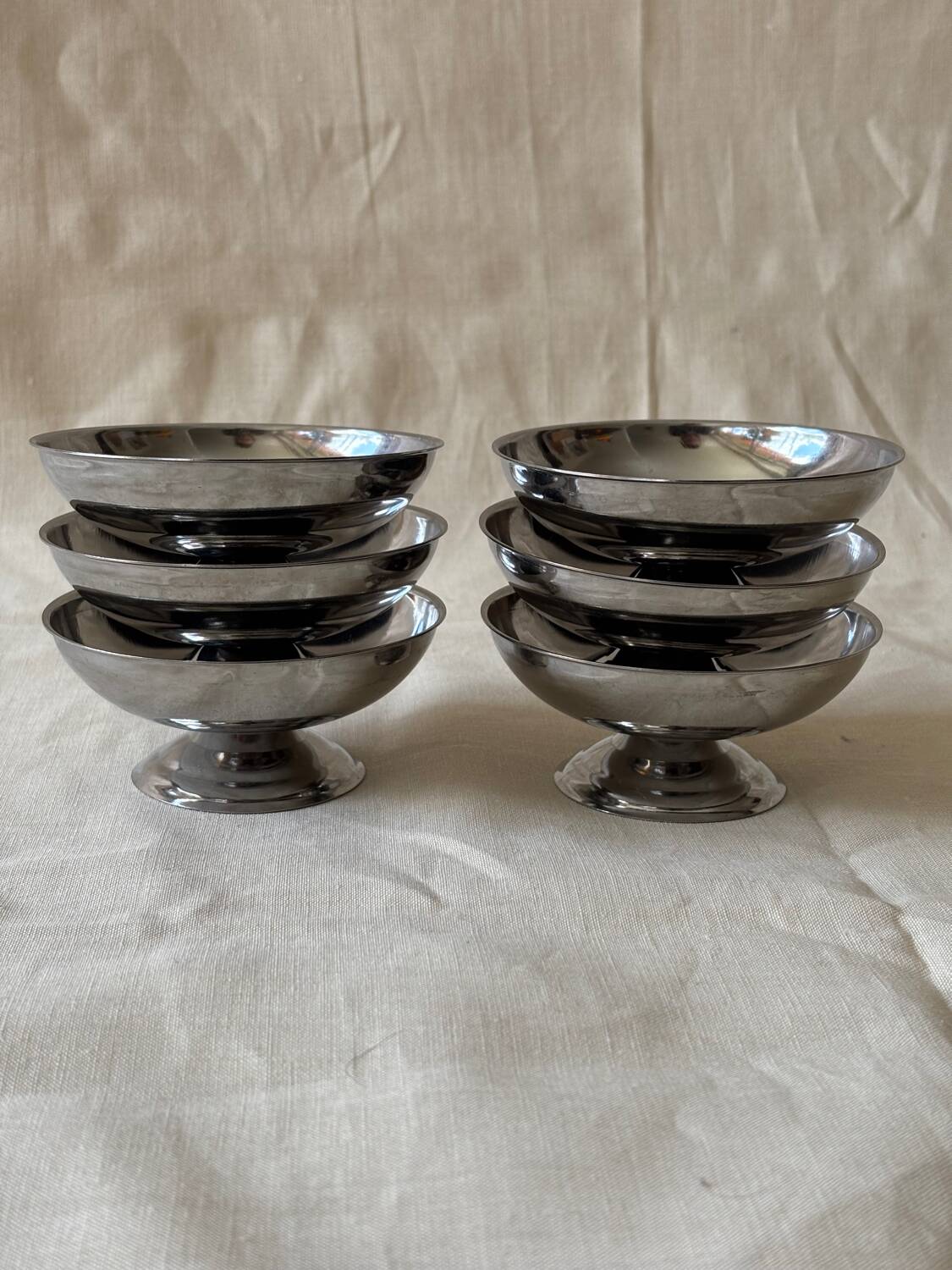 Vintage stainless steel cups