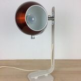 Lampe space age eyeball années 70, rouge