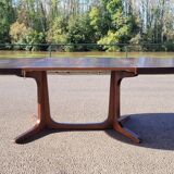 Vintage Baumann Scandinavian oval table - 1960s