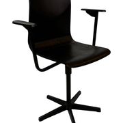 Vintage Galvanitas Pagholz school chair work with armrests dutch design