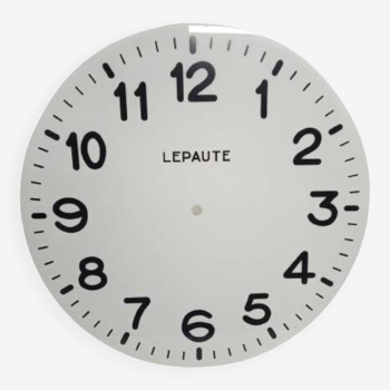 Large Dial Station Clock Lepaute Design Year 70