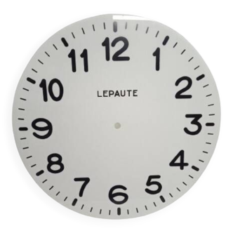 Large Dial Station Clock Lepaute Design Year 70