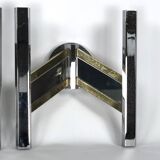 Pair of brass and chrome sconces from Sciolari 70