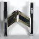 Pair of brass and chrome sconces from Sciolari 70