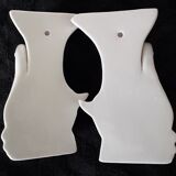 Pair of earthenware saturator vases