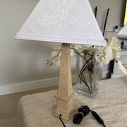 Pair of obelisk lamps by Michel Cayla – Signed with certificate – Design v