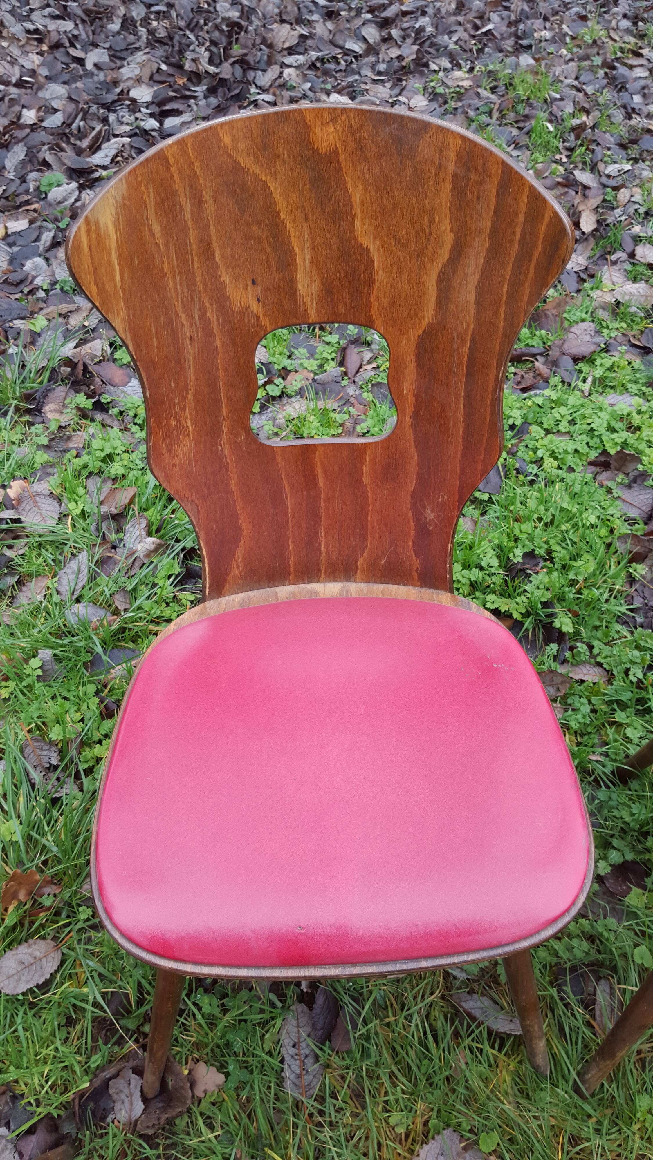 Pair of Baumann vintage Gentiane model chairs 60