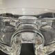 Empty vintage pocket molded glass 70s