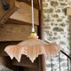 Vintage opaline pendant light