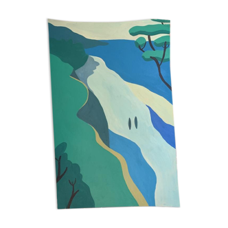 Beach painting