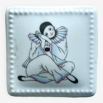 Pierrot porcelain jewelry box