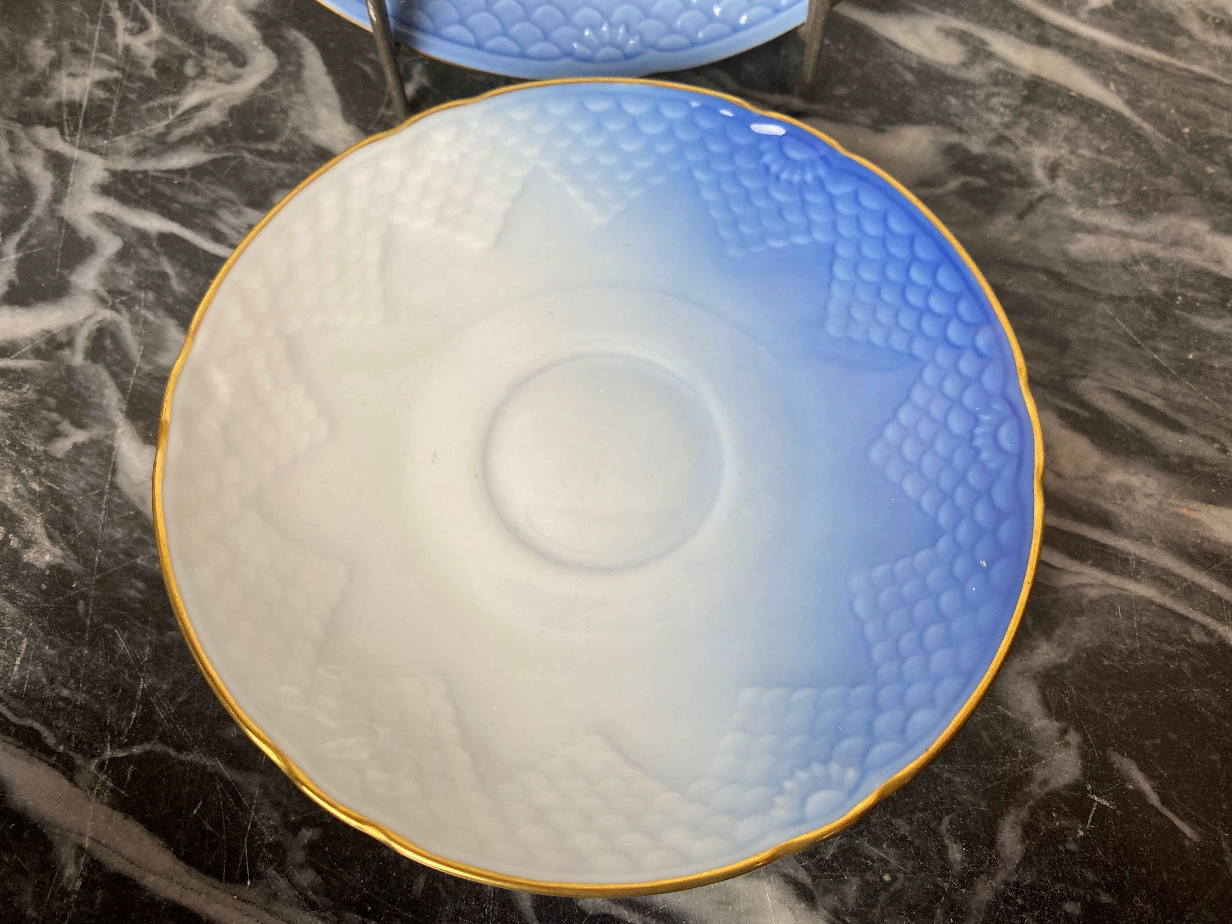 Set of 2 porcelain breakfast sets "Royal Copenhagen"