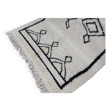 Handmade wool Berber rug 248 x 158 cm