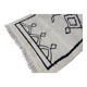 Handmade wool Berber rug 248 x 158 cm