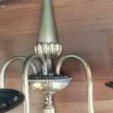 Brass wall chandelier 3 burners