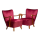 Pair of Art Deco Armchairs, 1930s, Czechoslovakia