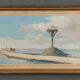Watercolor on paper Christian Couillaud Noirmoutier The Passage of the Twentieth Gois