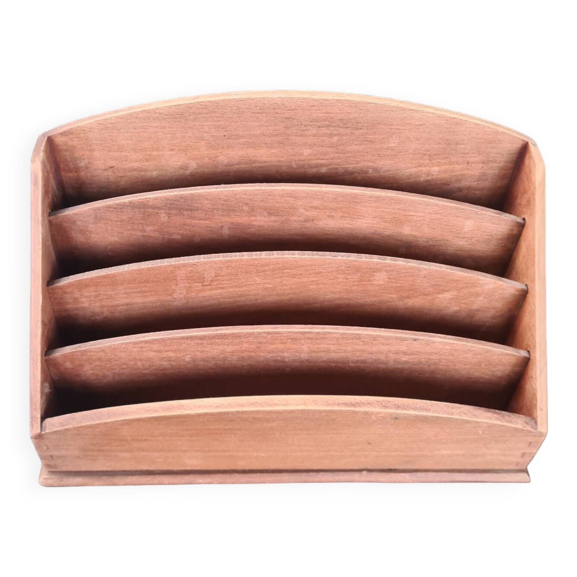 Wooden mail holder: vintage