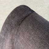 Pair of Italian Armchairs Attributed to Gio Ponti for ISA Bergamo, 1950s