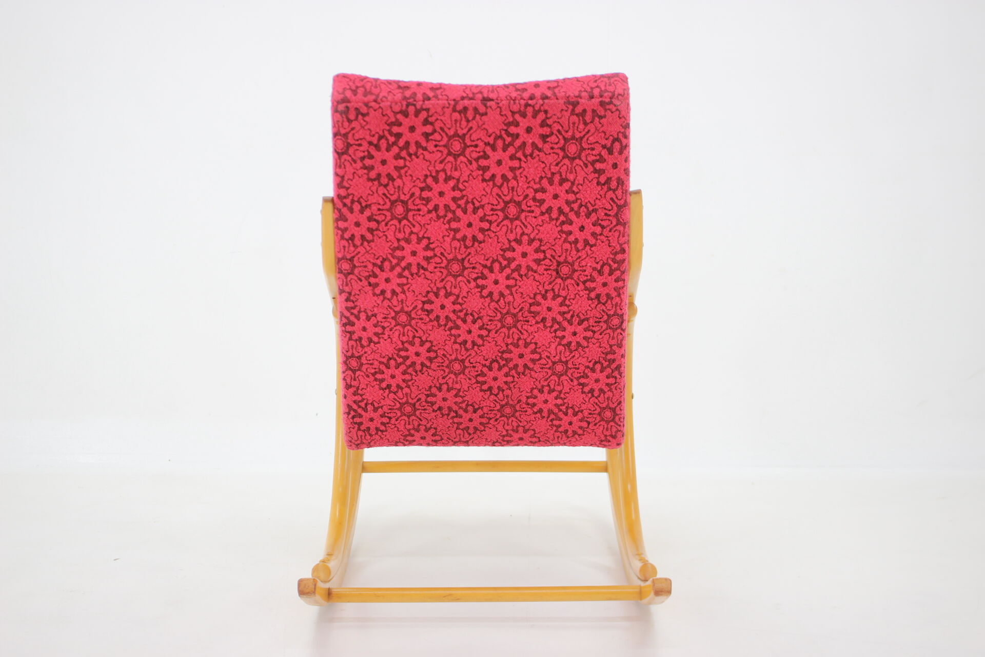 1970s Beech Rocking Chair by Ton, Czechoslovakia