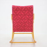 1970s Beech Rocking Chair by Ton, Czechoslovakia