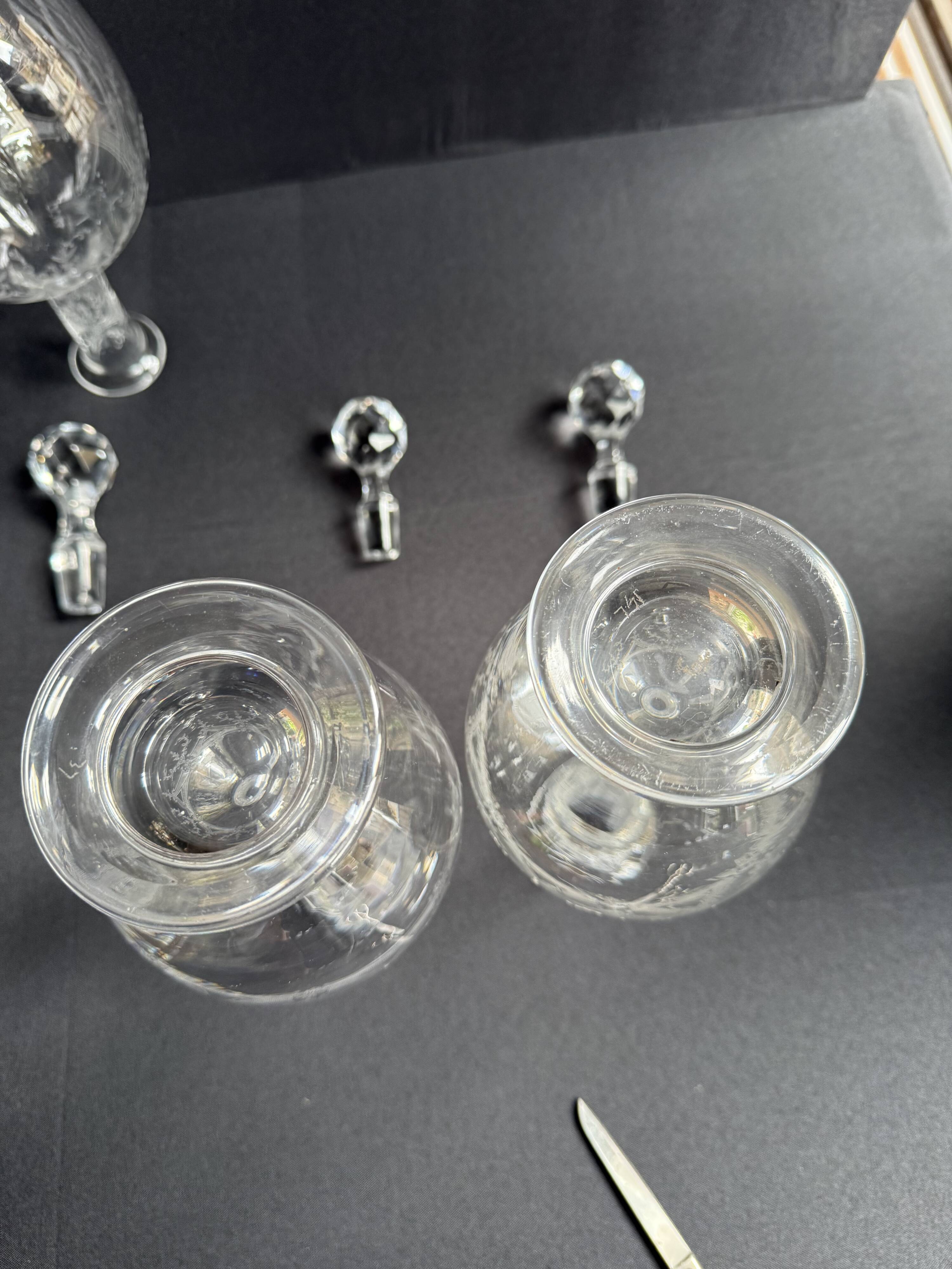 Saint Louis Manon carafe service (sold individually - Stock of 5)