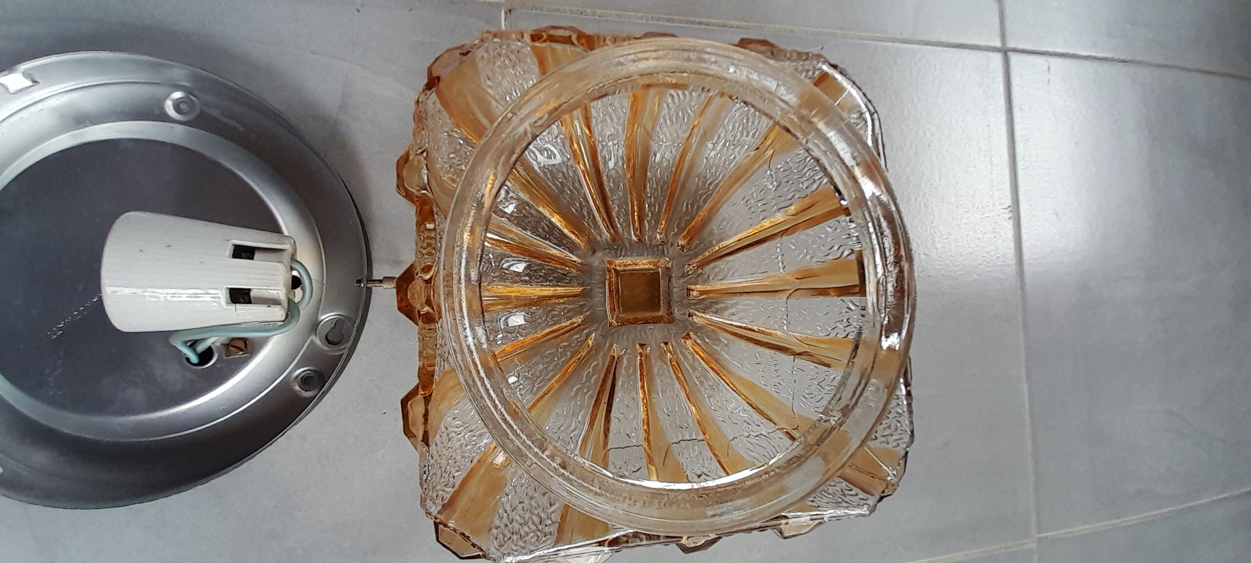 Wall lamp or ceiling lamp jelly fish