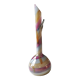 Vase ball glass of blown Art, Murano, ribbon strips