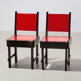 Rare Pair of Modernist Dining Chairs 1930s