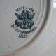 8 hollow plates Terre de Fer - Castres green