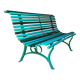 Old garden bench