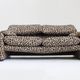 Cassina Maralunga 2 seater by Vico Magistretti Jacquard Panther fabric