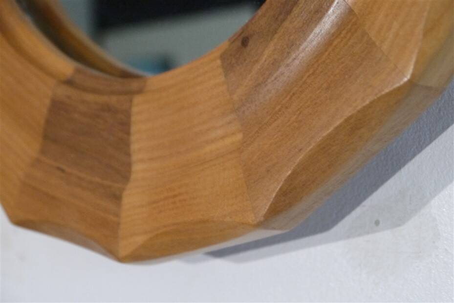 Vintage wooden mirror