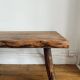 Brutalist wooden coffee table
