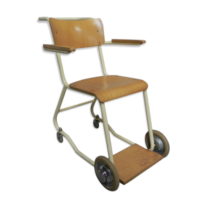 Fauteuil  vintage sur - roues