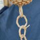 Suspension vintage en rotin