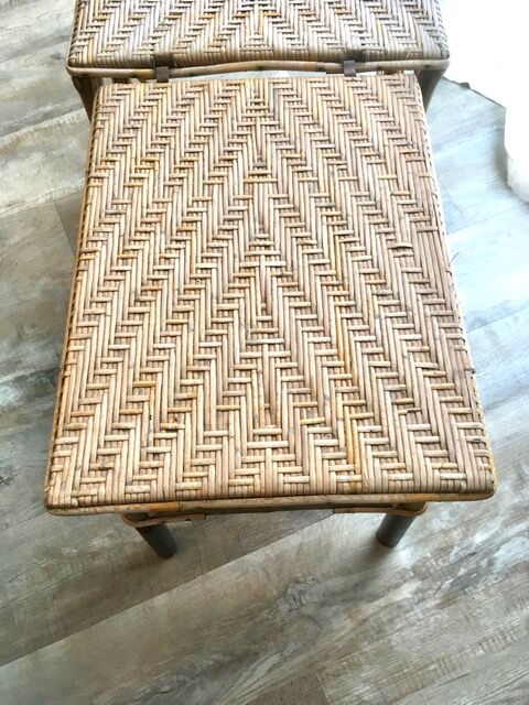 Rattan lounge chair