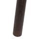 Vintage Rustic Three-Legged Stool, Solid Stained Wood, 45 cm